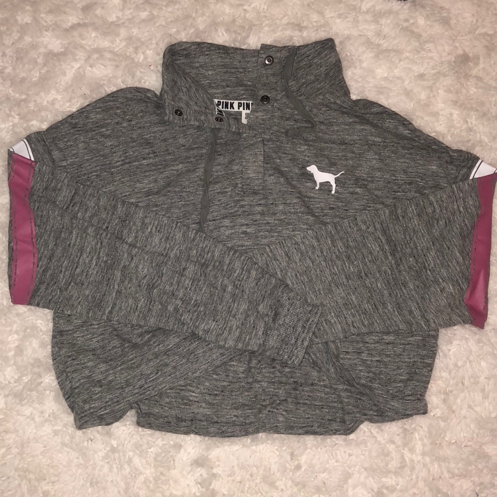 Cropped PINK hoodie